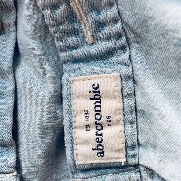 ABERCROMBIE KIDS light blue denim shirt size XL - Picture 11 of 14